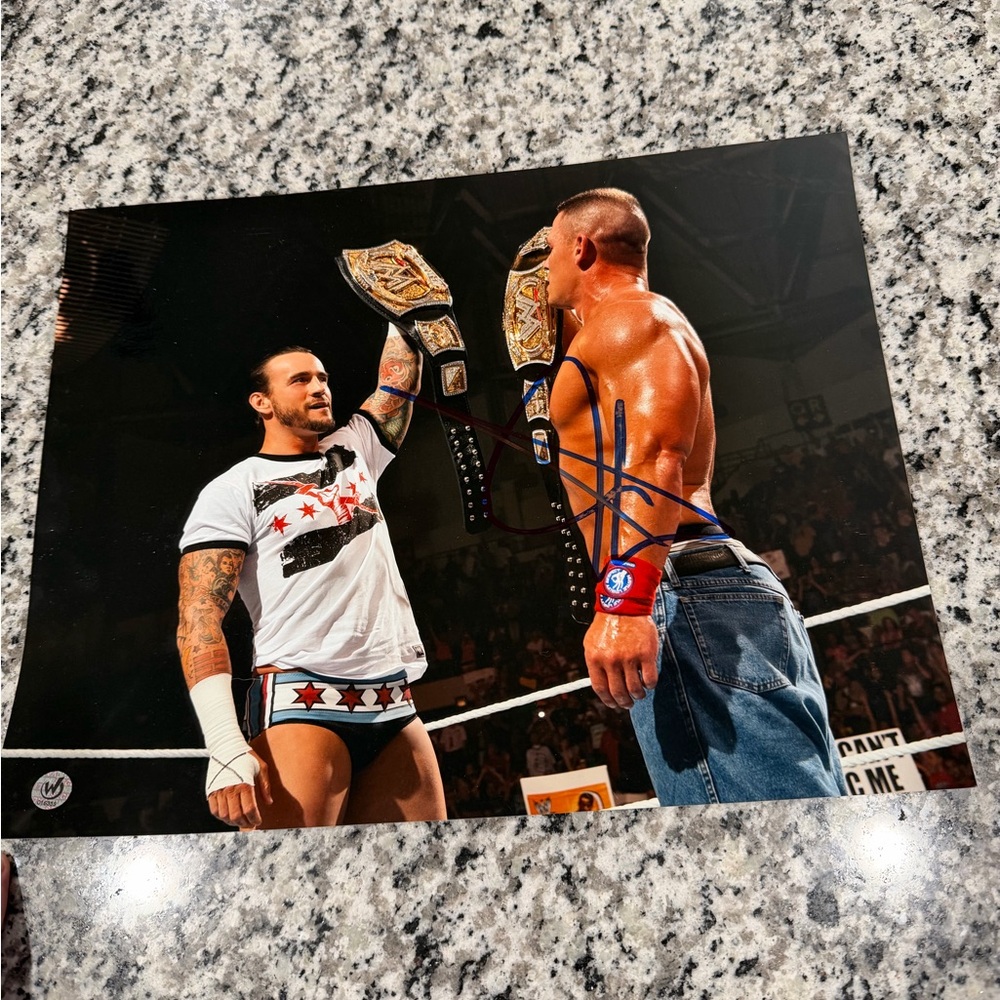 Autographed John Cena photo